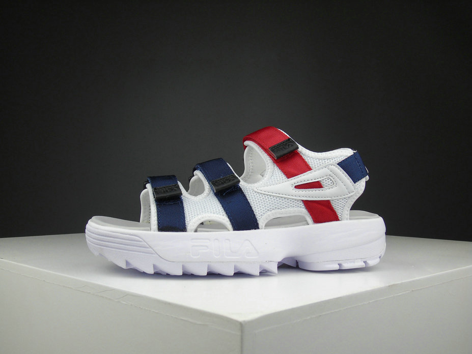 Fila Sandal Men Women Silver White Blue Red